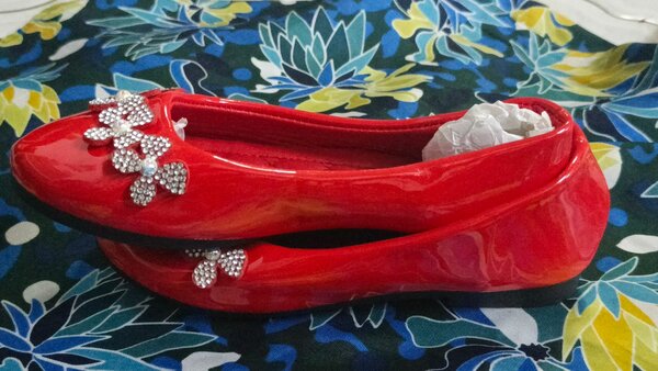 Ballerines rouges élégantes