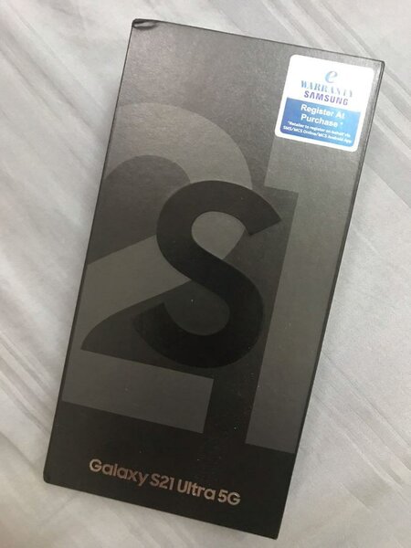 Fresh in box galaxy S21 Ultra 5G 256gb/12gb ram