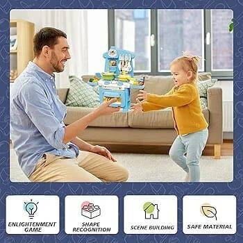 Ensemble de jouets de cuisine pour enfants, ensemble de jeu
