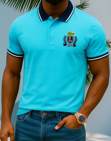 Polo Lacoste Bleu Homme