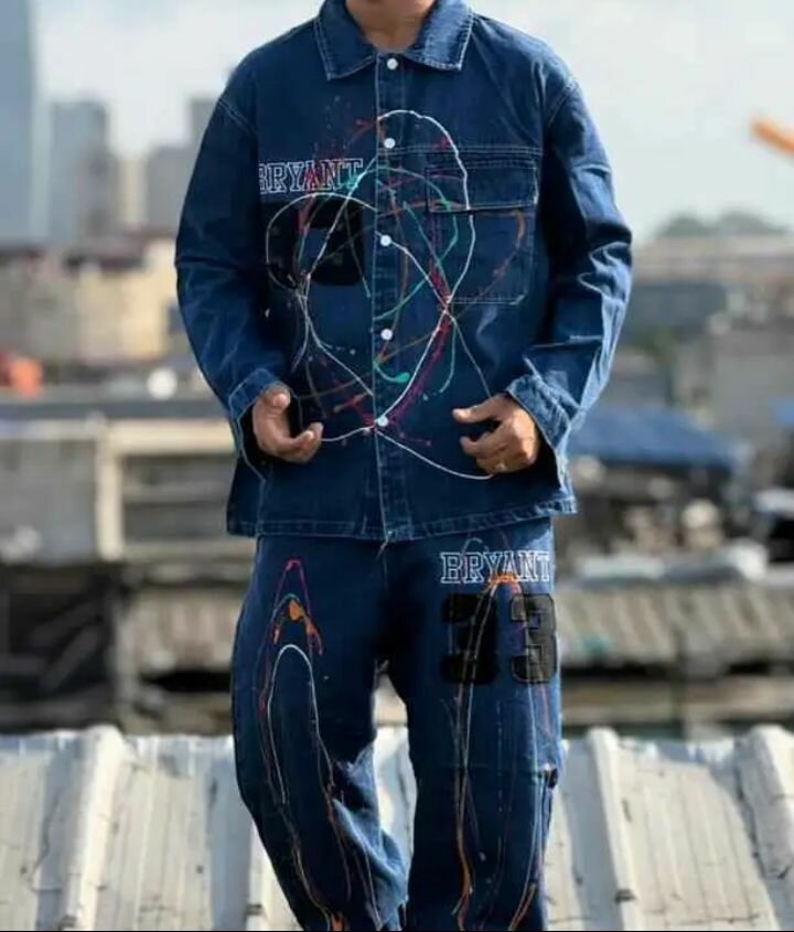 Ensemble denim streetwear