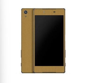 SONY XPERIA Z5 Golden Brushed Metal Texture Mobile Skin
