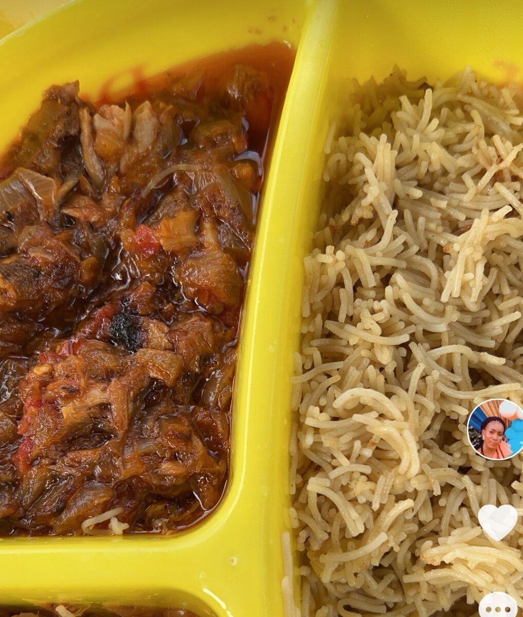 Beignets jaunes vermicelles