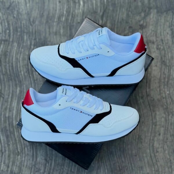 Baskets blanches Tommy Hilfiger