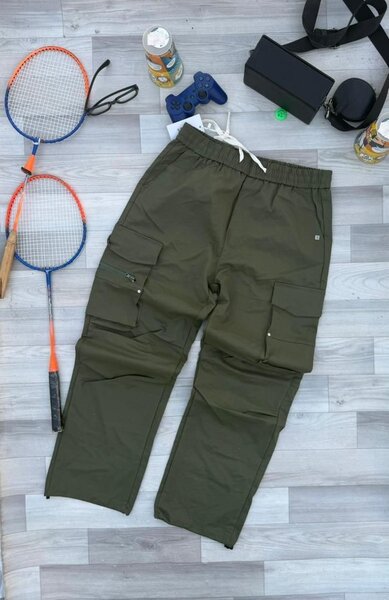Pantalon cargo vert homme