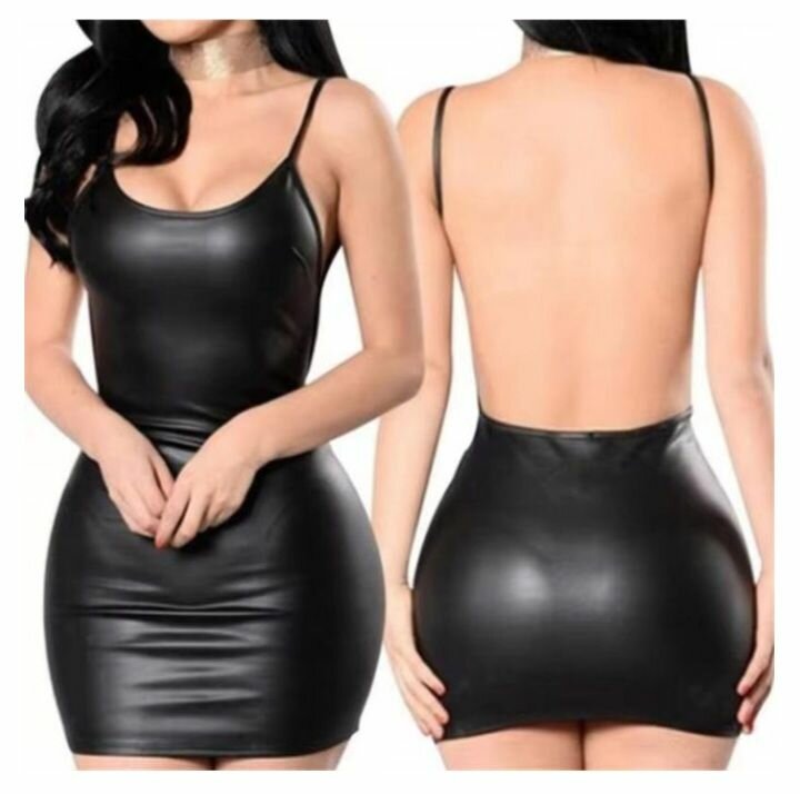 Robe courte dos nu sexy