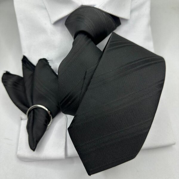 Élégant Cravate Noire