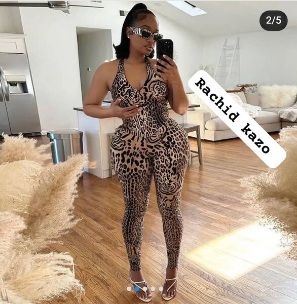 Combinaison Léopard Sexy