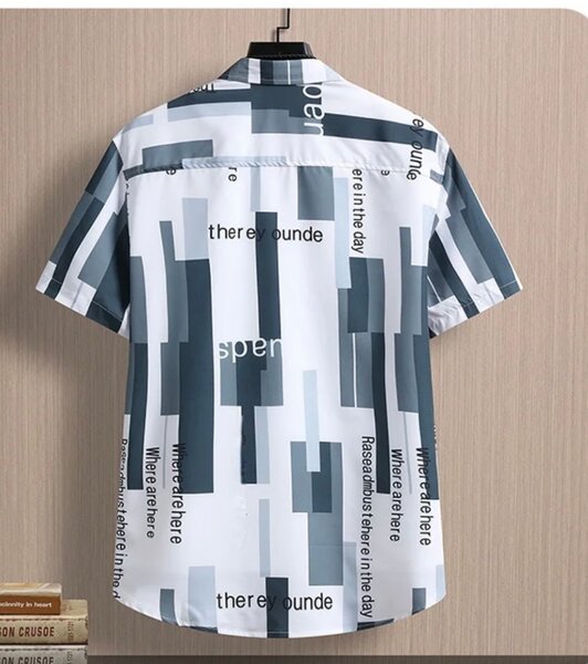 Chemise graphique homme tendance