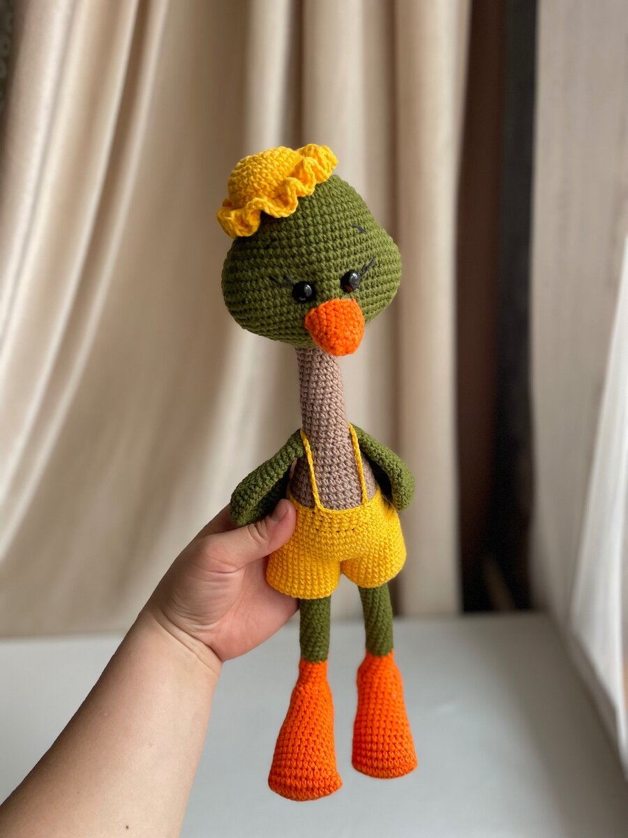 Утенок вязанный