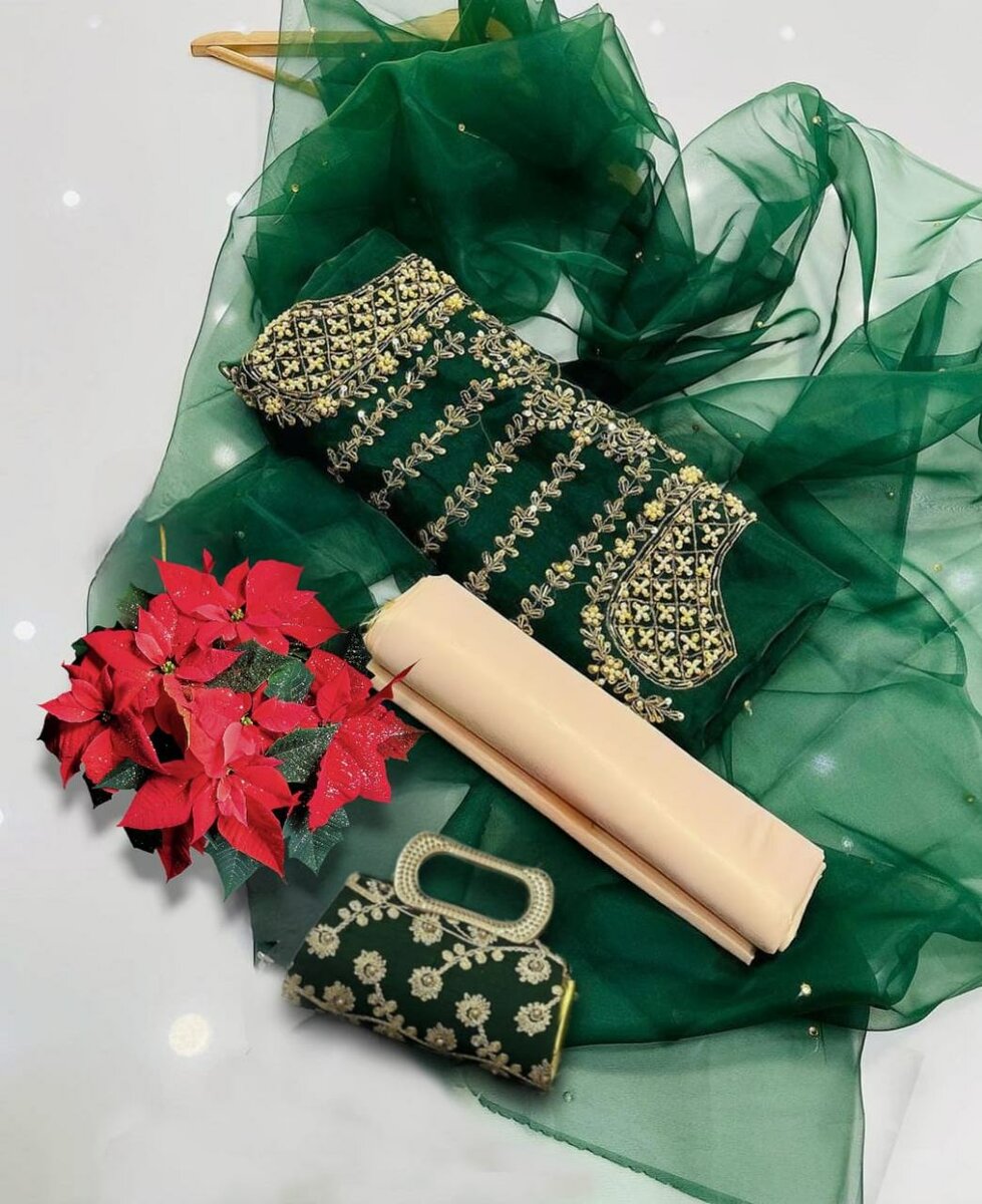 Most demanding  organza 4 pc collection