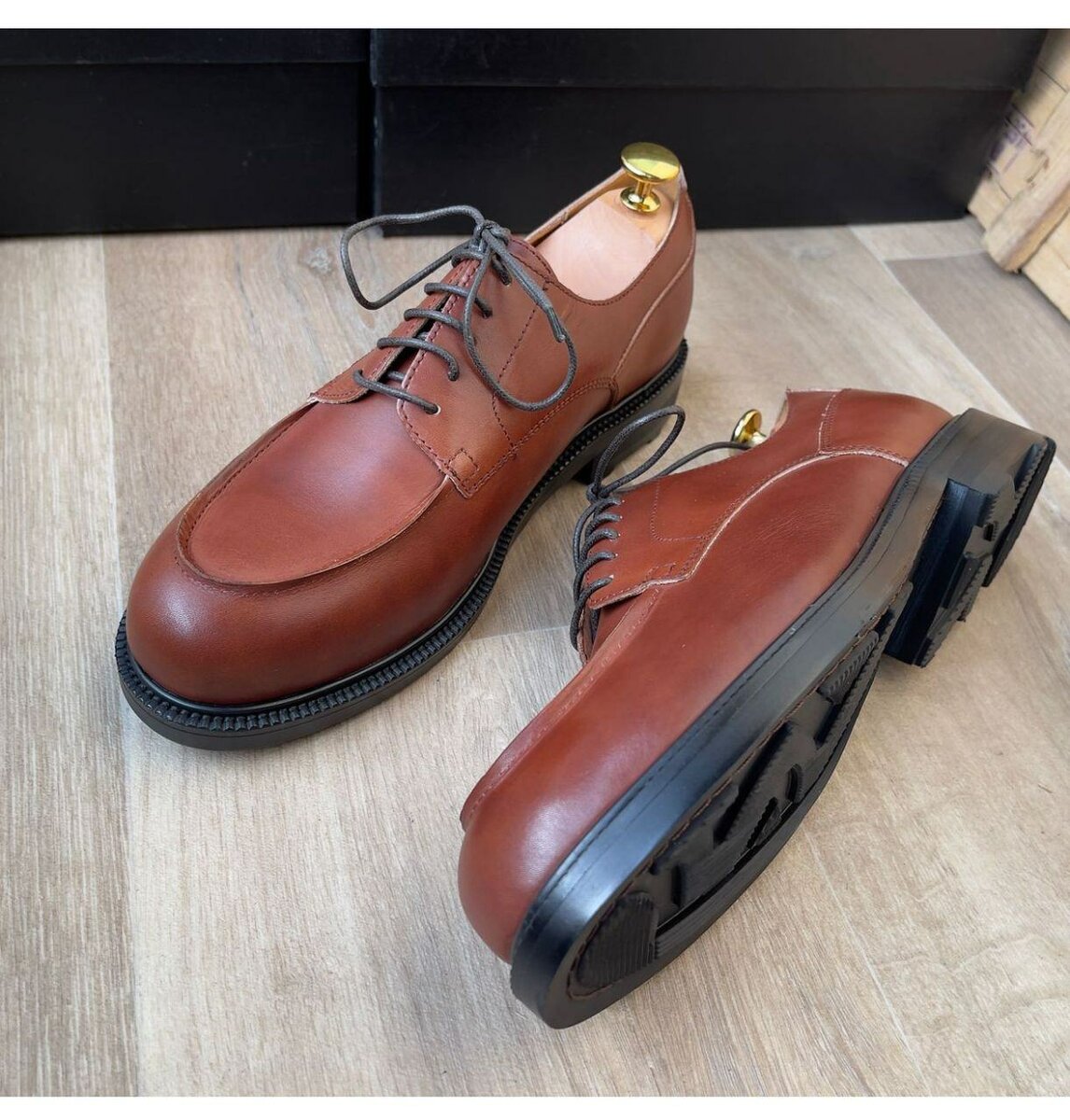Chaussures Derby en Cuir Élégant