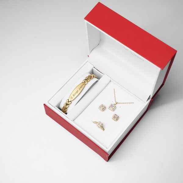 Магнитный браслет серьги кольцо и подвеска