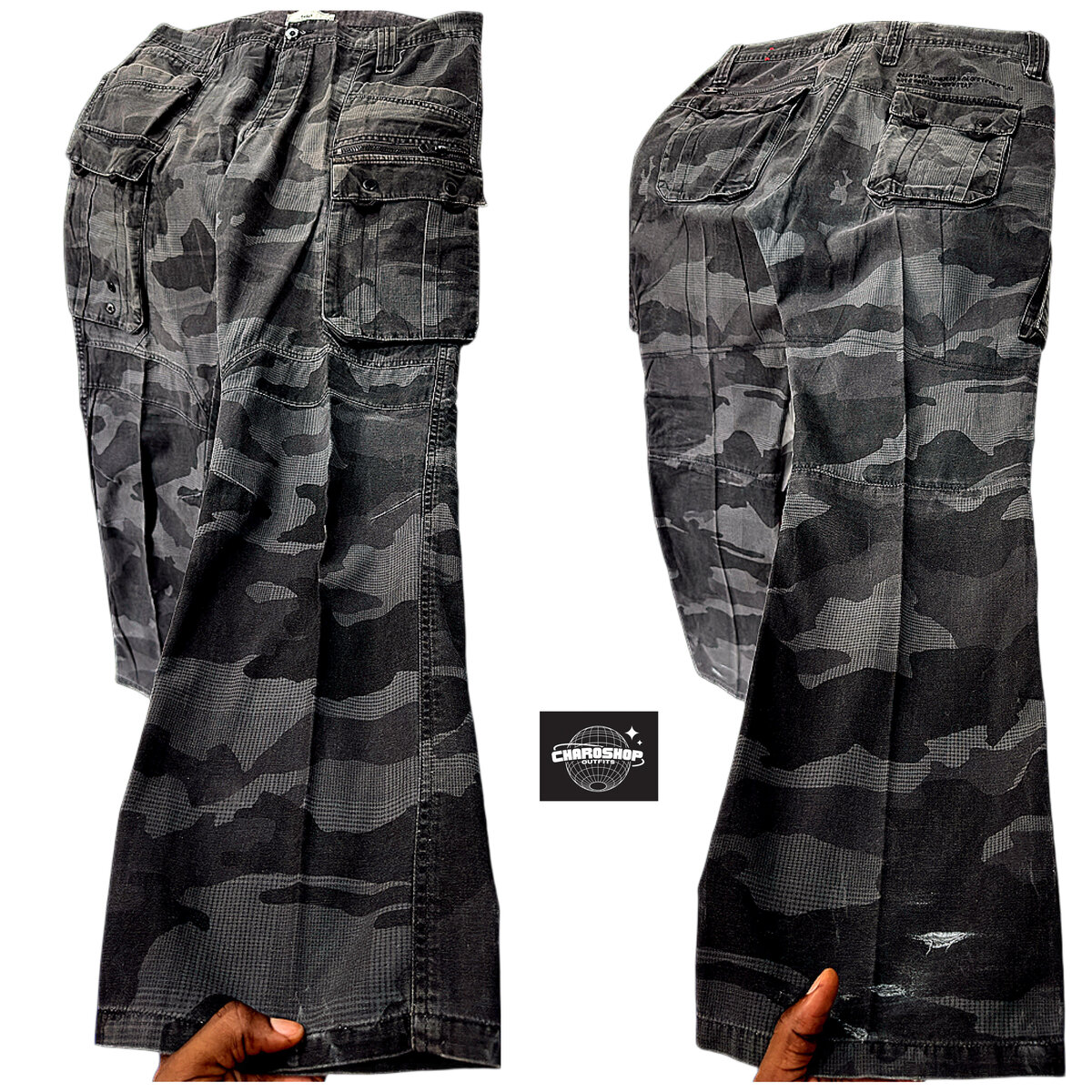 Pantalon Cargo treillis Homme