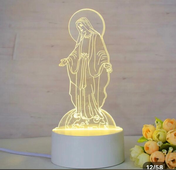 Lampe LED Vierge Marie