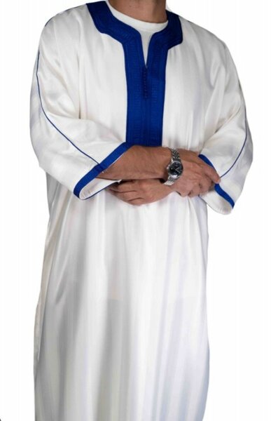 Djellaba Homme Blanche Élégante