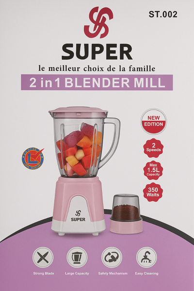Blender Mixeur 2 en 1 SUPER