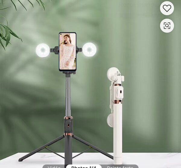 Trépied 4 en 1 1,70 mètre