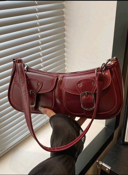 Sac bandoulière marron chic