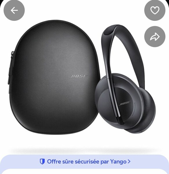 Casque bose 700