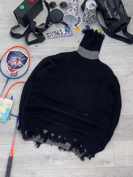 Pull à col roulé décontracté