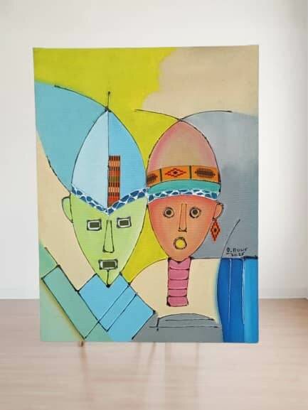 Tableau Abstrait Coloré