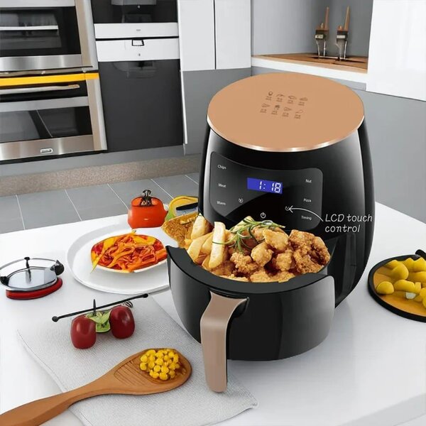 Friteuse à air avec écran tactile LCD  Cuisine saine et sav