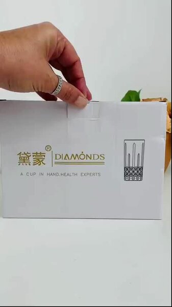 Verres à eau en cristal élégant