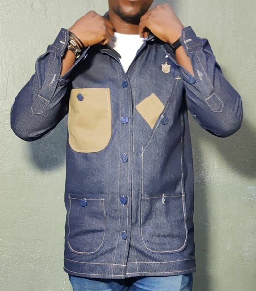 Veste en denim avec poches