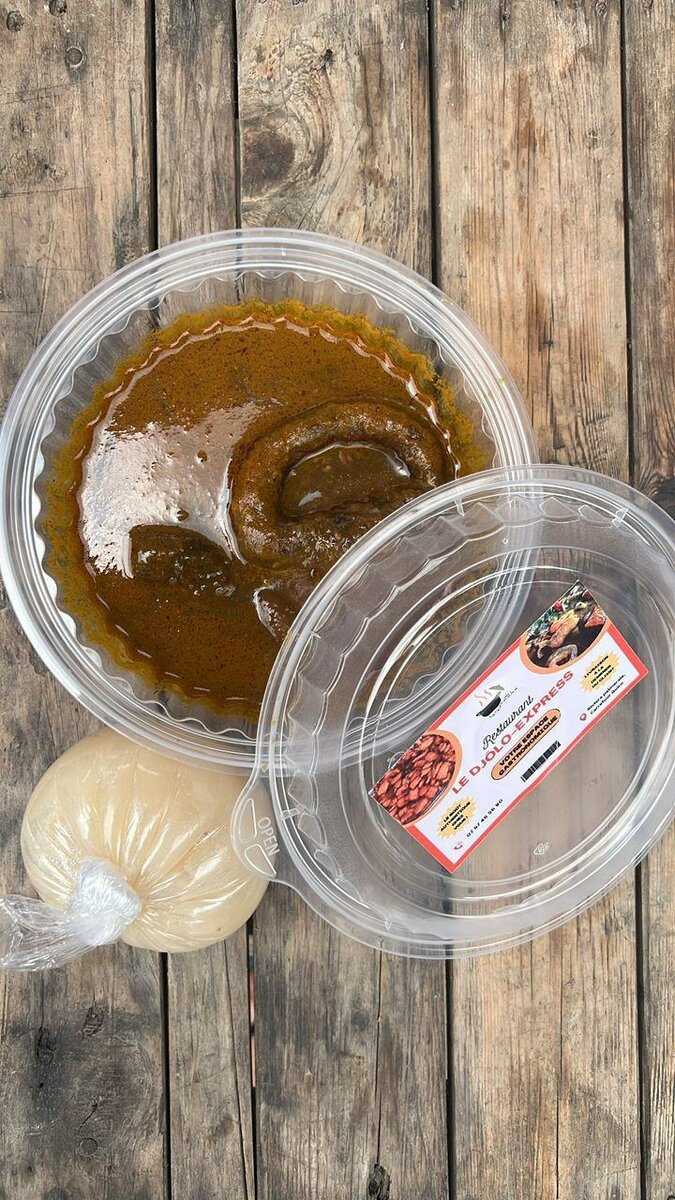 Igname frit , attieké poisson