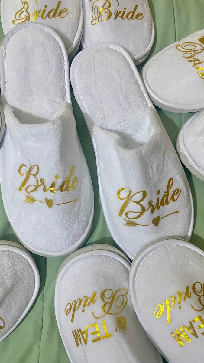 Chaussons Bride Team personnalisés