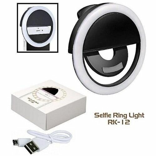 Rechargeable phone ring light