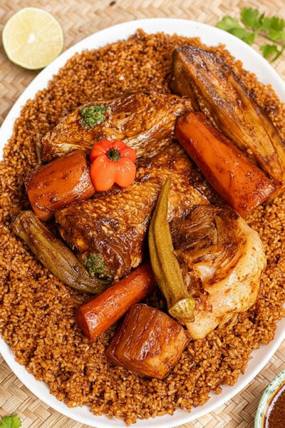 Tcheboudienne poulet et poisso