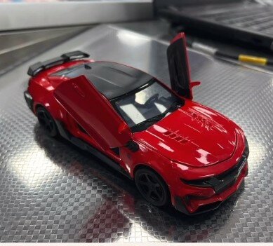 Коллекционная машинка металлическая спорткар красный
