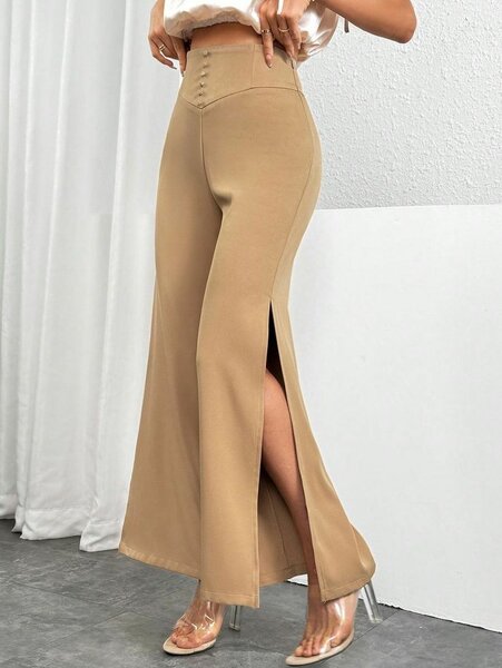 Pantalon tissu femme