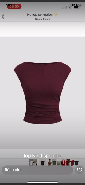 Top élégant sans manches