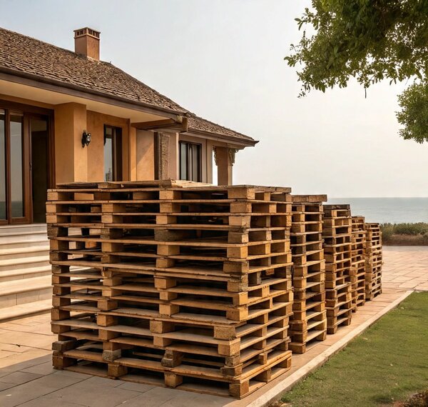 Palettes en bois robustes