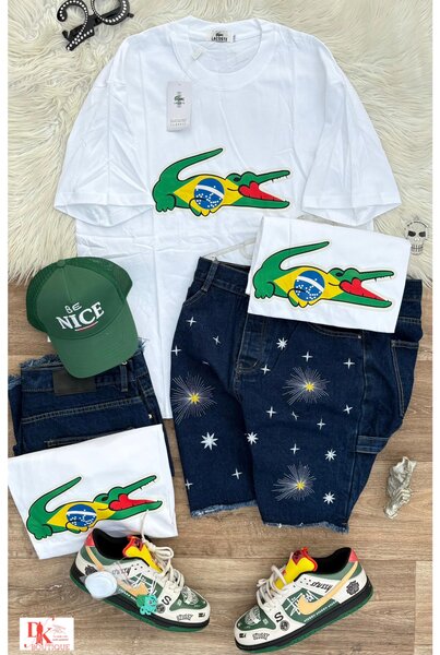 T-shirt Crocodile Brazil Style