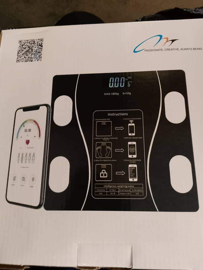 Bluetooth bathroom scale