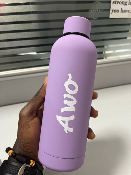 Colored vacuum flask