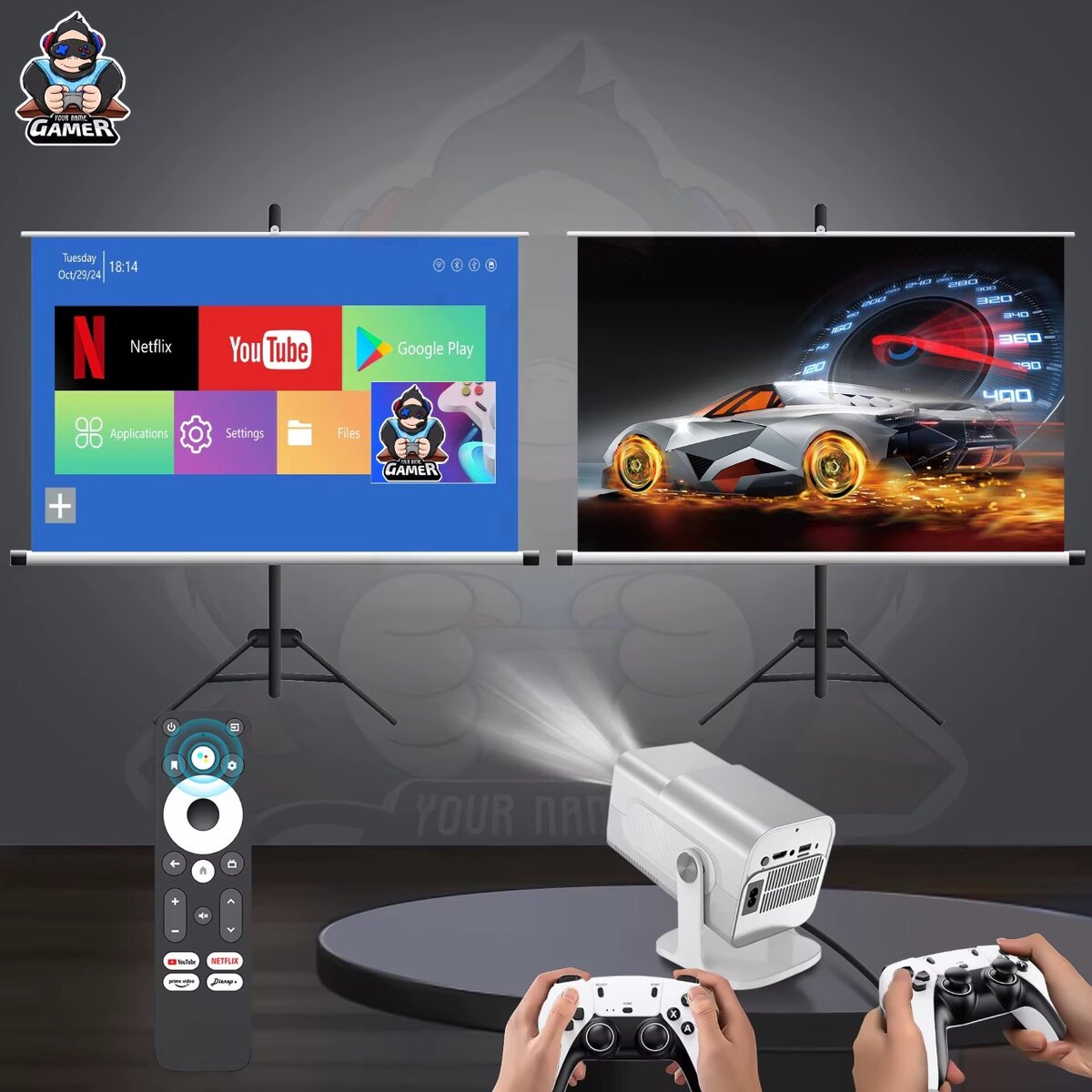 Projecteur Gaming 1080P WiFi