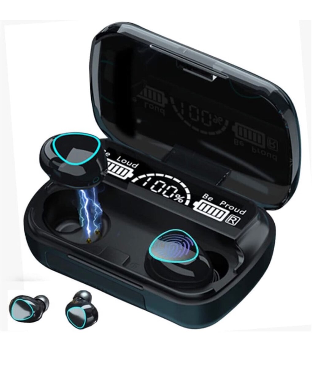 M10 Bluetooth earbuds with PowerBank