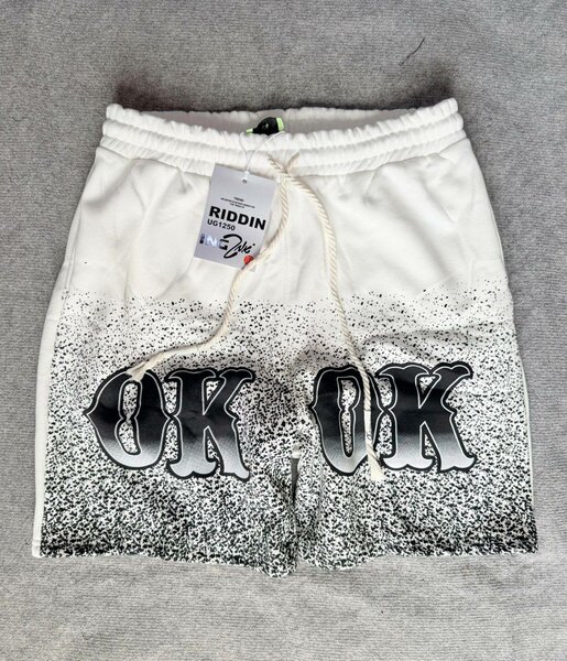 Shorts tendance OK blanc