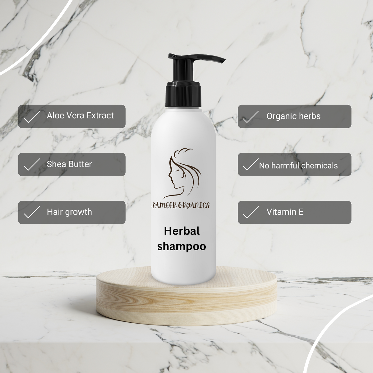 SAMEER ORGANIC shampoo