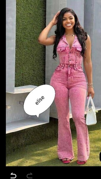 Combinaison rose élégante