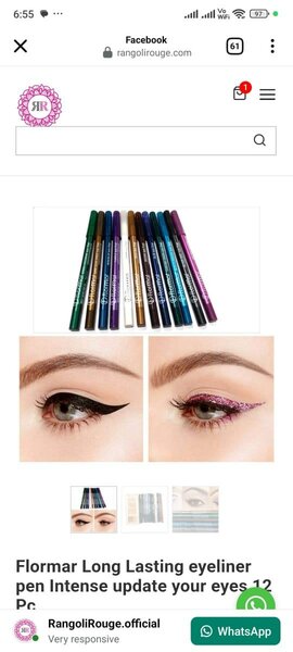 Eyeliner pencils 12 pc set