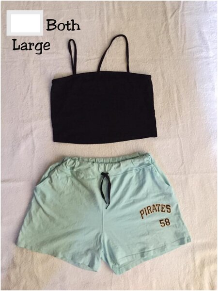 Salaula crop tops and tops