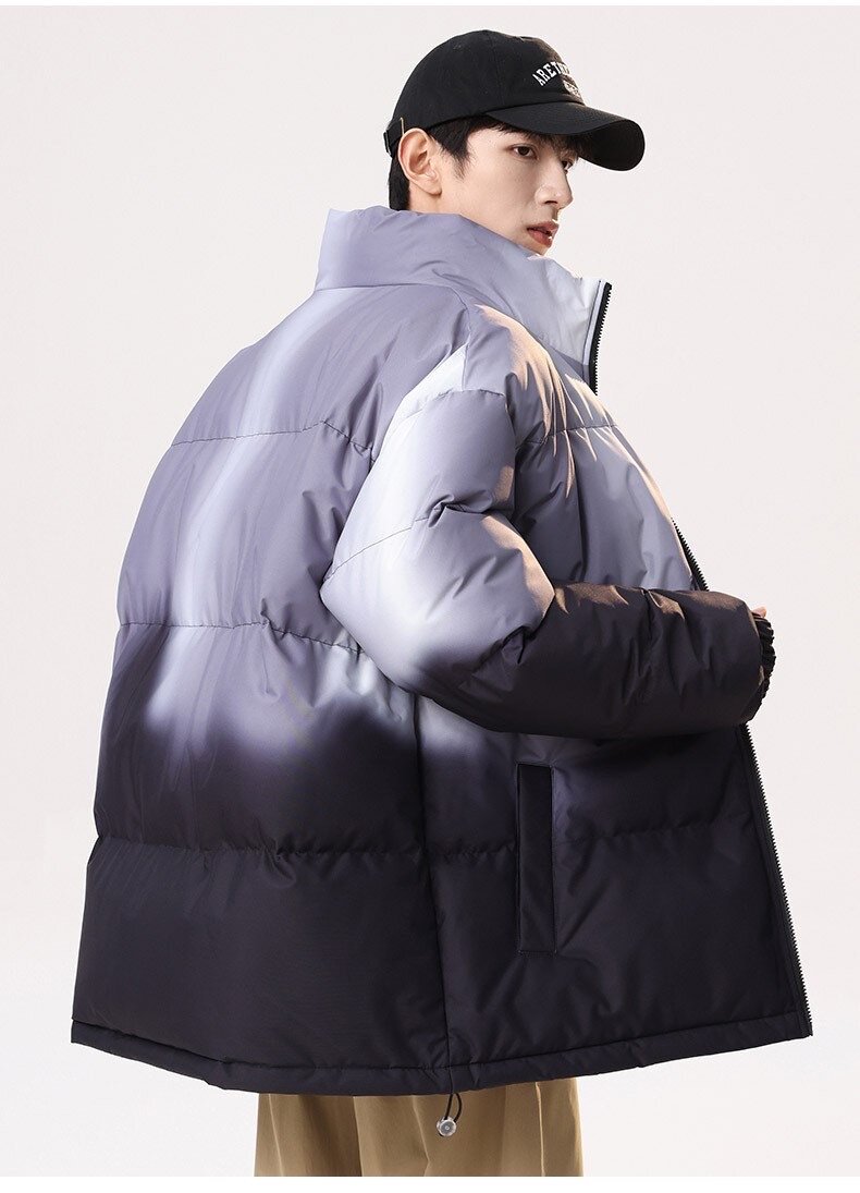 Куртка градиентного цвета