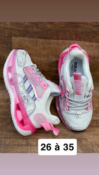 Adidas Baskets Enfants Rose