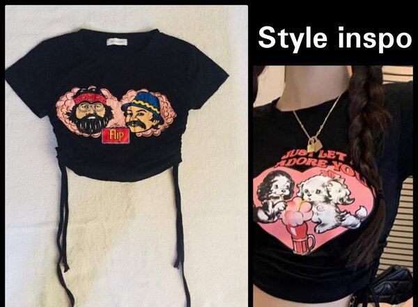 Salaula crop tops and tops